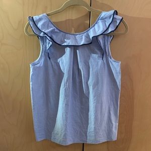 J Crew Ruffle Blouse
